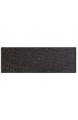casa pura Teppich Läufer | grau gekästeltes Muster | Qualitätsprodukt aus Deutschland | GUT Siegel | kombinierbar mit Stufenmatten | viele Breiten und Längen (66 x 175cm)
