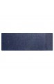 Floordirekt 1A Teppich-Läufer auf Maß gekettelt | Ponto blau | Verschiedene Größen (80x300 cm)