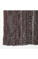 Homescapes Teppichläufer Denver aus 100% recyceltem Leder 66 x 200 cm braun