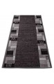 Meisterei 1A Teppich-Läufer auf Maß gekettelt | Murano (67x100 grau)