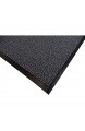 Mertex Schmutzfangläufer Meterware 90 cm grau-schwarz meliert (90 x 400 cm Schnittkante mit Randprofil)