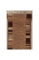 Modernen Preiswert Antirutsch Läufer Adagio beige Anti Rutsch Teppich rutschfest Brücke Meterware Rahmen Flur Küche Wohnzimmer dauerhaft 100x250 cm