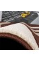 Paco Home Bettumrandung Teppich Läufer Muster Modern in Braun Beige Creme Läuferset 3 TLG Grösse:2mal 80x150 1mal 80x300