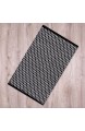 Pro Home Teppich Läufer Matte Unterlage Vorleger Fußabtreter breite Auswahl an modernen Fleckerl- und Baumwollteppiche (70x130 cm/Hash)