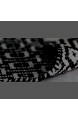 Relaxdays Teppich Läufer Flur 80 x 200 cm Handmade Designer Baumwollteppich modern Kurzflor Flurteppich schwarz-weiß
