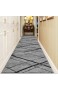 Schmaler Bereich Teppich Langzeit for den Eingangstreppen Hall-Korridor Teppichläufer for Flur 1m / 1 5m / 2m / 2 5m / 3m / 3 5m / 4m / 4 5m / 5m / 5 5m / 6m Lange Teppiche grau ( Size : 80×200cm )