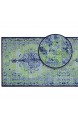 Teppich-Läufer auf Maß Palau | Moderner Wohnteppich für Flur Küche Schlafzimmer | Meterware viele Größen | rutschfest robust & pflegeleicht (Blau 80 x 300 cm)