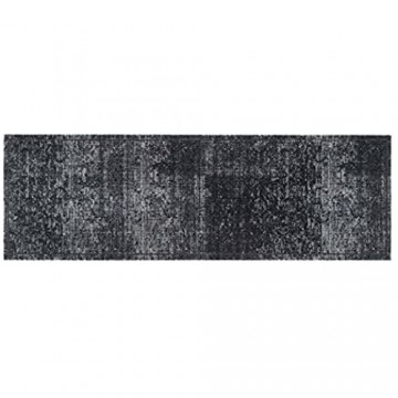 Teppich Teppiche Küchen Küche Küchenläufer Matte Küchenteppich Läufer Teppich Antirutschmatte Flur - waschbarer waschbar rutschfest - anthrazit - grau - verspielt - vintage Größe 50 x 150 cm