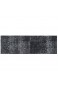 Teppich Teppiche Küchen Küche Küchenläufer Matte Küchenteppich Läufer Teppich Antirutschmatte Flur - waschbarer waschbar rutschfest - anthrazit - grau - verspielt - vintage Größe 50 x 150 cm