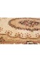 WE LOVE RUGS CARPETO Läufer Teppich Flur in Beige Creme - Orientalisch Muster - 3D-Effekt Dichter und Dicker Flor - Läuferteppich nach Maß - ISKANDER Kollektion 80 x 200 cm