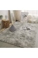 Amazinggirl Hochflor Teppich wohnzimmerteppich Langflor - Teppiche für Wohnzimmer flauschig Shaggy Schlafzimmer Bettvorleger Outdoor Carpet (160 x 230 cm Hellgrau/Weiß)