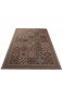 Carpeto Sisal Teppich Beige 160 x 230 cm Marokkanisches Fliesenmuster Muster Flachgewebe Sisal Kollektion