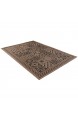 Carpeto Sisal Teppich Beige 160 x 230 cm Marokkanisches Fliesenmuster Muster Flachgewebe Sisal Kollektion
