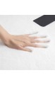 HETOOSHI Weicher Kunstkaninchenfell-Teppich Plüsch Teppich Decke aus Kunstfell Geeignet für Wohnzimmer Teppiche Flauschig Fell Optik Gemütliches Schaffell Bettvorleger Sofa Matte (Weiß 60 x 90 cm)