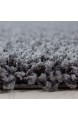 Hochflor Shaggy Teppich für Wohnzimmer Langflor Pflegeleicht Schadsstof geprüft 3 cm Florhöhe Oeko Tex Standarts Teppich Maße:160x230 cm Farbe:Grau