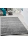 Paco Home Teppich Kurzflor Modern Gemütlich Preiswert Mit Melierung Grau Anthrazit Creme Grösse:160x220 cm