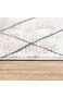 Paco Home Teppich Wohnzimmer Kurzflor Vintage Modernes Marmor Rauten Muster Beige Grau Grösse:160x230 cm