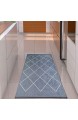 Siela Teppich Waschbarer in Waschmaschine Pflegeleicht Strapazierfähig und Schadstoffgeprüft Versch. Muster und Größen Wohnzimmerteppich Grau(80x150cm)