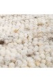 Taracarpet Handweb-Teppich Oslo Wolle im Skandinavischem Landhaus Design Wohnzimmer Esszimmer Schlafzimmer Flur Läufer beidseitig verwendbar 120x170 cm Sand Multi