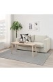 Tiphede IKEA Teppich 155x220 cm flachgewebt - grau weiß - 100% Baumwolle - waschbar