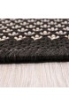 VIMODA Robuster Flachgewebe Teppich In- und Outdoor Tauglich 100% Polypropylen Maße:160x230 cm