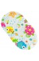 Afufu Badematte Kinder rutschfest Duschmattem Baby Badewanne Matte Antirutschmatte mit Cute Muster Sicherheit Badewannenmatten mit Saugnäpfen (69 x 39 cm)
