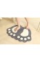 ELEOPTION Badematte Badteppich aus Mikrofaser Anti Rutsch Fußspur Design Badezimmerteppich Weiche Badevorleger für Badezimmer Kinderzimmer (40 x 60 cm Grau)