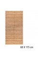 Kleine Wolke Holzmatte Level Badteppich 100% Bambus Natur 115 x 60 cm