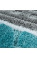 Paco Home Badematte Kurzflor-Teppich Für Badezimmer Mit 3-D-Muster In Grau Blau Grösse:70x120 cm