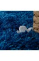 Paco Home Moderne Badematte Badezimmer Teppich Shaggy Weich In Versch. Größen u. Farben Grösse:80x150 cm Farbe:Blau