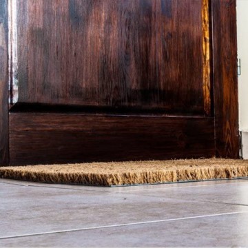 60 x 90 cm Kokosmatte 24mm Fußmatte Türmatte Natur Fußabtreter aus natürlichem Kokos für Innen- und Aussenbereich