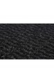 andiamo Schmutzfangmatte Fußmatte aus Polypropylen – Indoor/Outdoor geeignet - in 40 x 60 cm Anthrazit – 5 mm Höhe