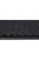 andiamo Schmutzfangmatte Fußmatte aus Polypropylen – Indoor/Outdoor geeignet - in 40 x 60 cm Anthrazit – 5 mm Höhe