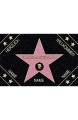 Eule-Design.de Fußmatte Walk of Fame mit Namen Ihr personalisiertes Geschenk für Familie Paare Männer Frauen Hollywood Stern Star (67x44)