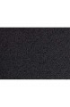 Floordirekt Schmutzfangmatte Monochrom | viele Größen viele Farben | Länge auf Maß | rutschfeste waschbare Fußmatte (Schwarz 90 x 250 cm)