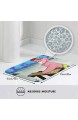 Spongebob Patrick Star Fußmatte waschbar weich Flanellschwamm-Absorptionsmittel Toilettenschlafzimmer Küche 50x80cm
