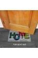 Valia Home Fußmatte - 3 Designs - Schmutzfangmatte Türmatte für Innen und Aussen - Fussmatte - Sauberlaufmatte rutschfest - Fußabtreter Haustür - Home Design 40 x 60 cm (Home 2)