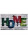 Valia Home Fußmatte - 3 Designs - Schmutzfangmatte Türmatte für Innen und Aussen - Fussmatte - Sauberlaufmatte rutschfest - Fußabtreter Haustür - Home Design 40 x 60 cm (Home 2)
