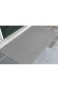 WaterHog Fashion Mat | Fußmatte für Eingangsbereich mit Stoffrand – für den Innen- und Außenbereich schnell trocknend schmutzabweisend Mittelgrau 91 x 152 cm