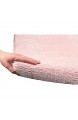 Livone Hochwertiger Jugendteppich Kinderteppich Baby Teppich Kinderzimmer Uni einfarbig in rosa Größe 160 x 220 cm