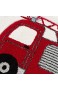 Livone Spielteppich Moderner Teppich Kinderzimmer Kinderteppich Feuerwehrauto in rot Silber grau schwarz Weiss Grösse 120 x 180 cm