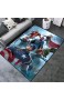 Maize store Teppich Avengers Alliance Captain America Iron Man Wohnzimmer Schlafzimmer Kinderzimmer Kindergarten Kreative Cartoon Cartoon Anti-Rutsch-Matte 80 cm X 120 cm