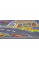 misento Kinderteppich Straßenteppich Spielunterlage Kinderzimmer Schadstoff geprüft 200 x 300 cm