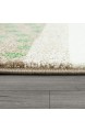 Paco Home Kinderteppich Karo Muster Wald Tiere Bär Und Fuchs Beige Creme Grün Grösse:120x170 cm