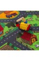 Snapstyle Kinder Spiel Teppich Bauernhof Grün in 24 Größen