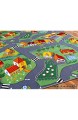 Snapstyle Kinder Spiel Teppich Little Village Grün in 24 Größen
