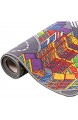 Snapstyle Kinder Spiel Teppich Straßenteppich 3D Big City Grau in 4 Größen