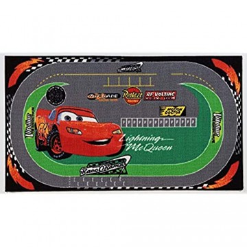 Viva Disney A.L. Cars Racing Rug Synthetikfaser Multicolored 170 x 100 x 0.7 cm