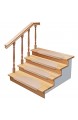 15er Set StickandShine Stufenmatte in Creme halbrund für Treppenstufen Treppenstufenmatte zum aufkleben