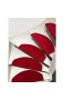 Carpe mathique® Stufenmatten Twist - 56x16x4 cm - Rot | Treppenteppich | Treppenstufen | 15er Set Halbrund | 15er Set Starke Befestigung | Selbstklebend | Neu!